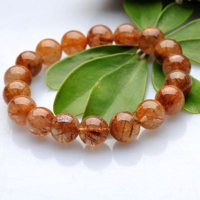 天然銅發晶圓珠手鏈Y103Y16 東海縣盛飾珠寶的匠心之作